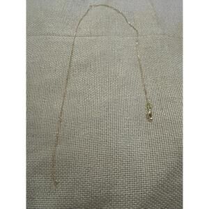 Lot a600 16-18 inch necklace chain 925 sterling silver gold tone